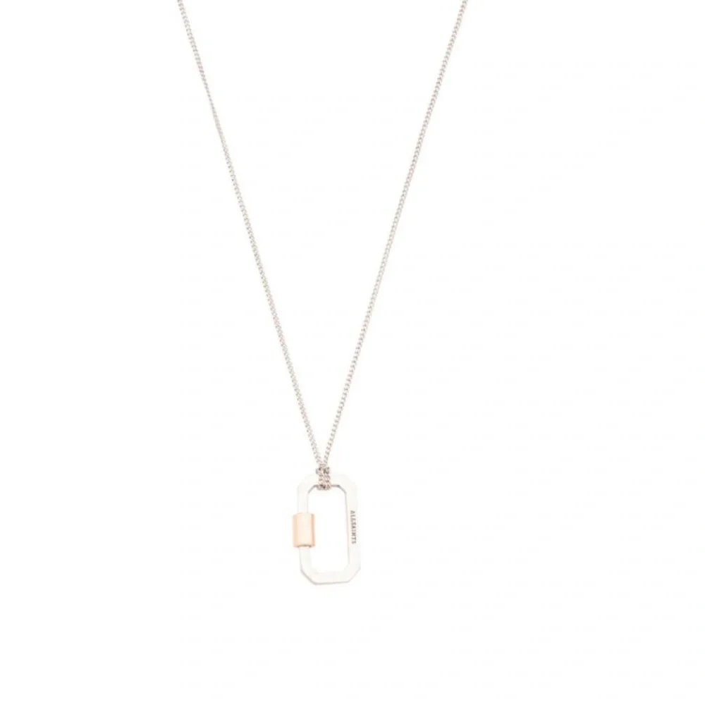 ALLSAINTS Carabiner Mini Pendant Necklace - Picture 2 of 3